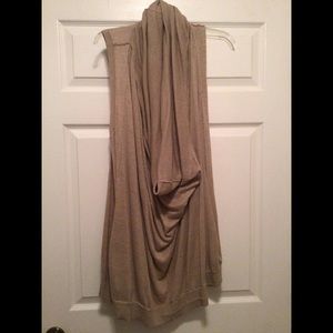 Michael Kors cowl neck light sleeveless sweater